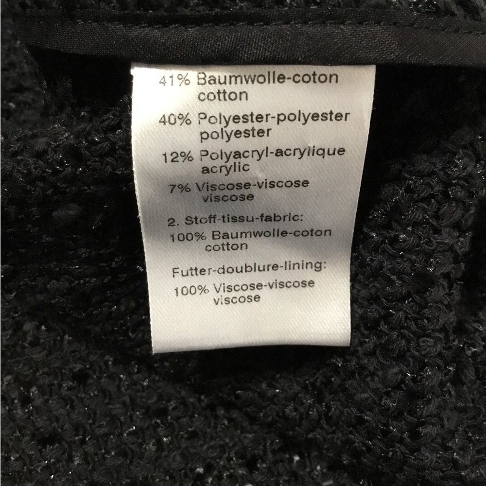 Akris black evening jacket size 6 - Picture 7 of 13
